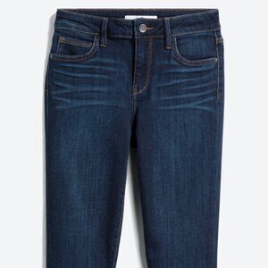 The Kitten Mid Rise Ankle Scissor Hem Skinny Jean